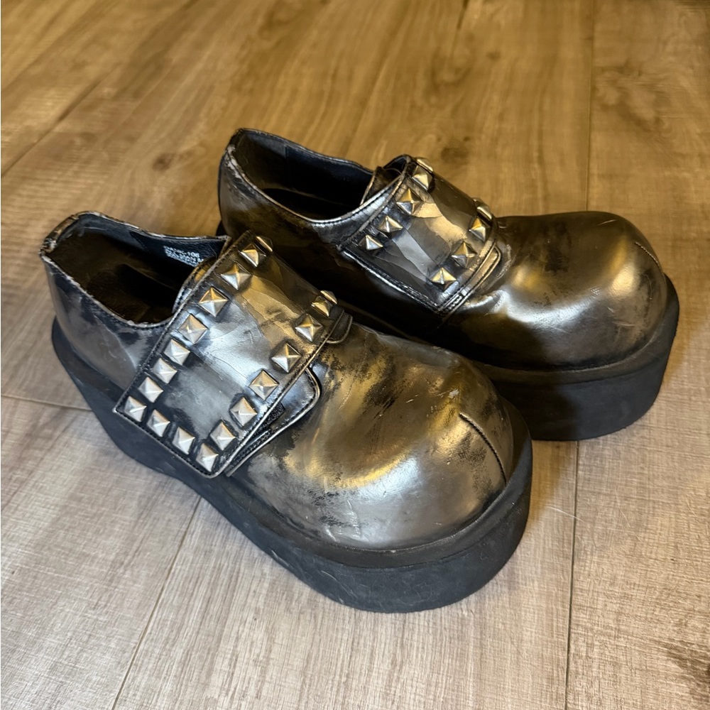 RARE Vintage 90s Y2K Demonia Platform Shoes – The Dank Shoe - Picture 13 of 15